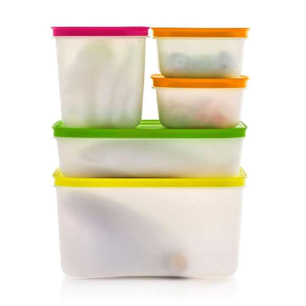Tupperware Large freezer container set (5 pieces)
