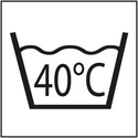 Można prać w temperaturze 40°C Można prać w temperaturze 40°C